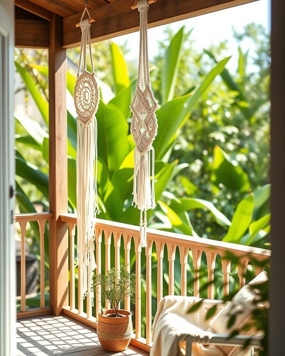 macram adds bohemian charm