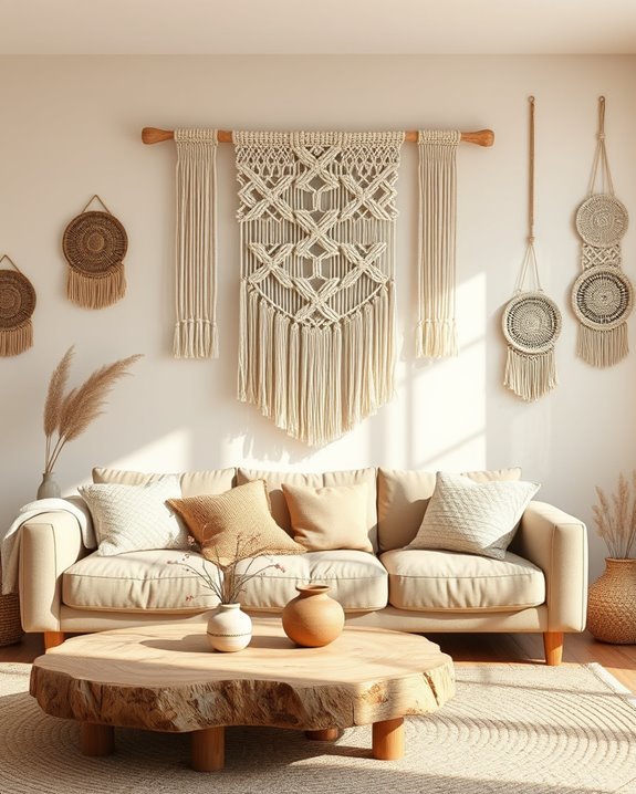macrame wall hangings enhance decor