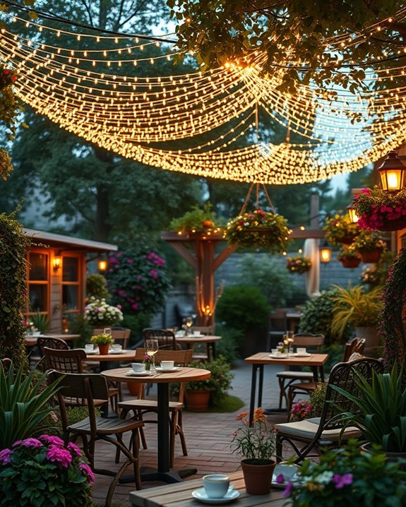 magical outdoor seating experience