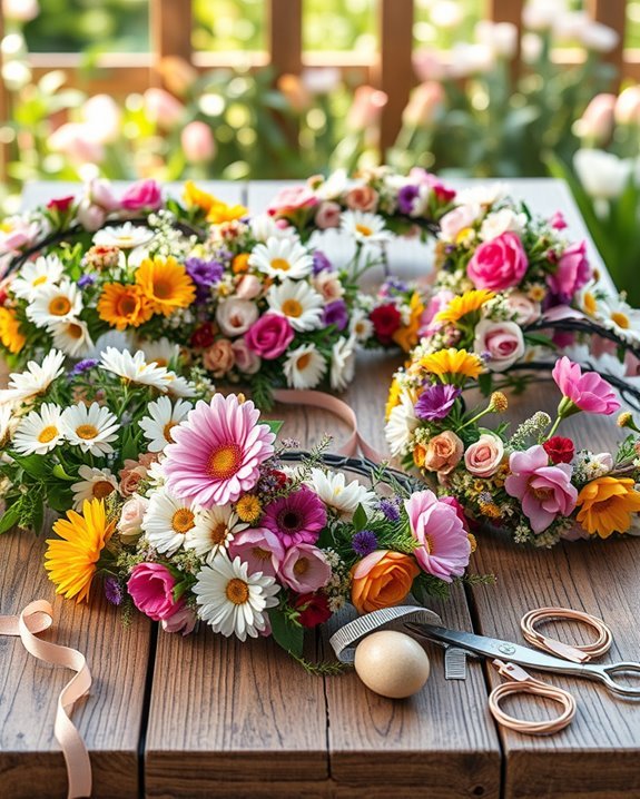 make your own flower crowns