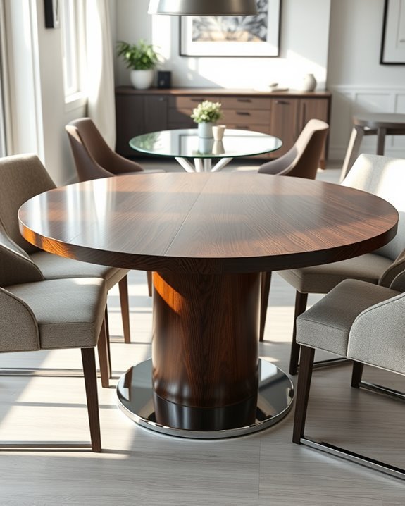 material selection influences dining