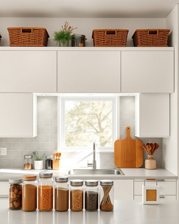maximize above cabinet storage