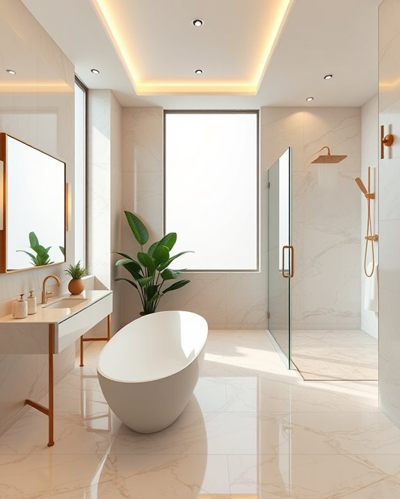 maximize bathroom space creatively