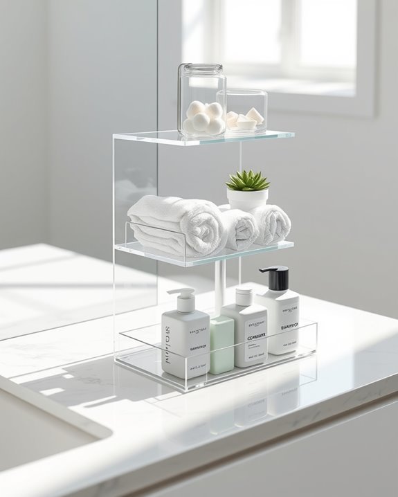 maximize bathroom storage efficiently