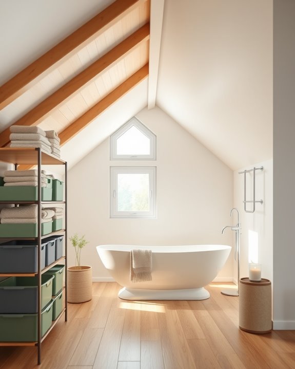 maximize bathroom storage efficiently