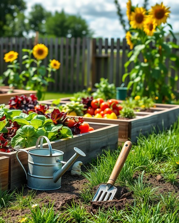 maximize garden space efficiently