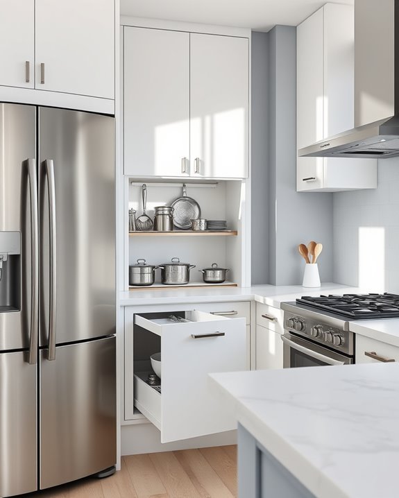 maximize kitchen corner storage