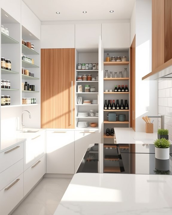 maximize kitchen vertical storage