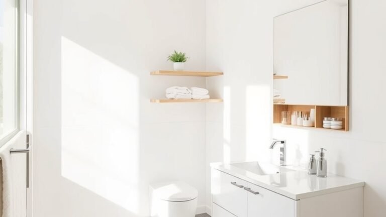 minimalist bathroom organization tips
