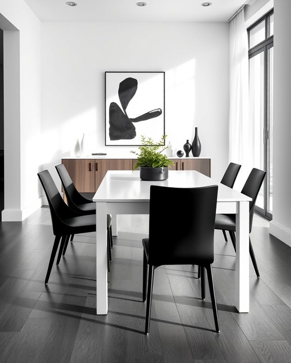 minimalist black and white