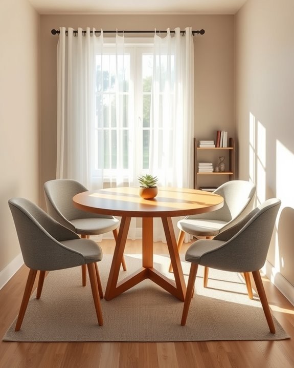 minimalist dining nook design