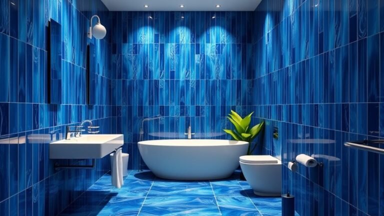 modern blue tile designs