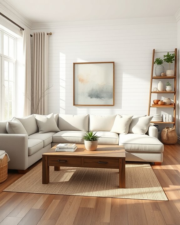 modern farmhouse aesthetic blend
