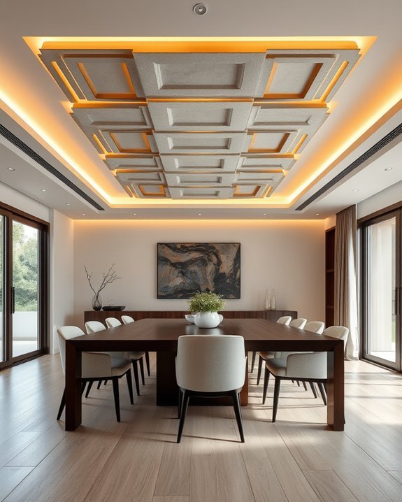 modern floating ceiling design