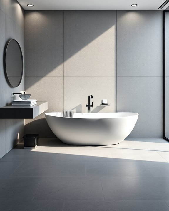 modern minimalist bathroom fixtures