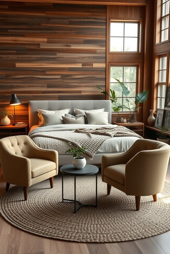 modern rustic bedroom design