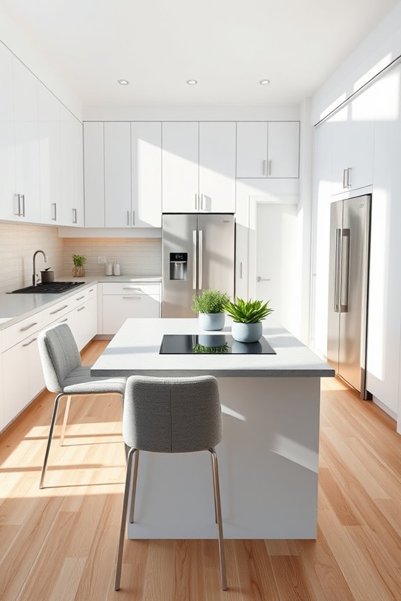modern sleek kitchen design