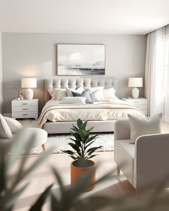 monochromatic bedroom design tips