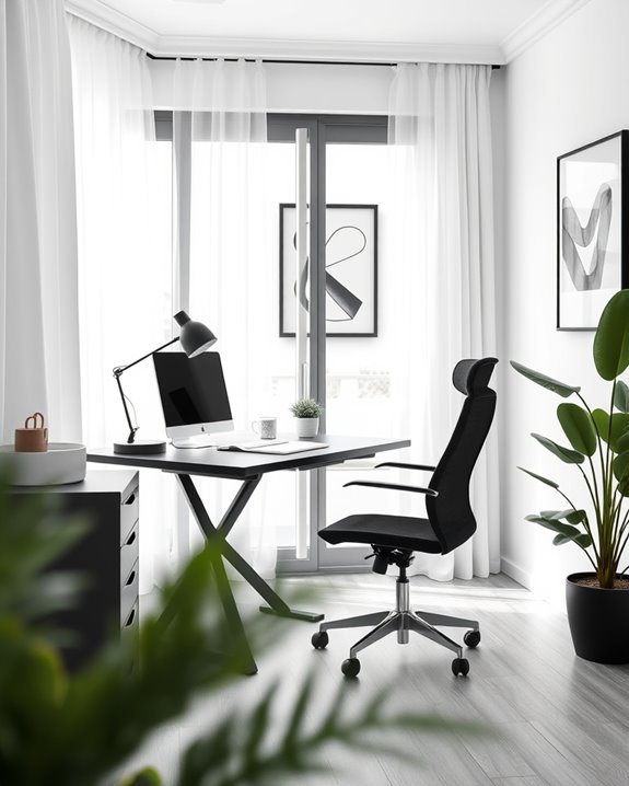 monochrome sophistication in design