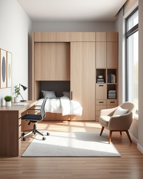 murphy bed space saving solution