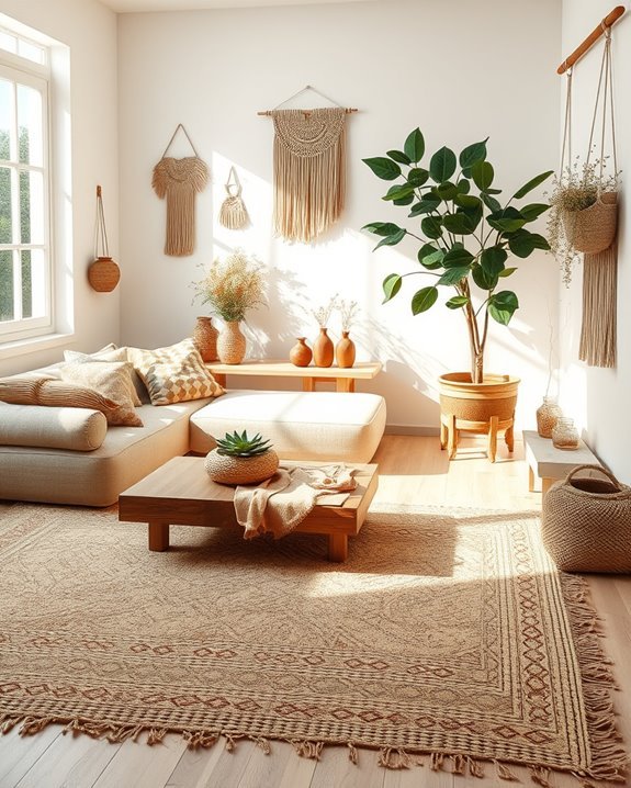 natural materials for serenity