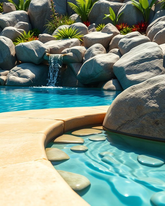 natural rock pool oasis
