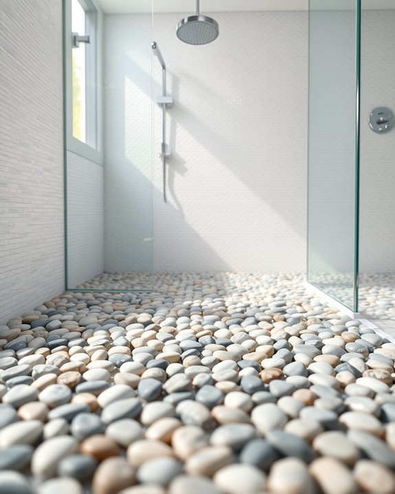 natural soothing shower aesthetic