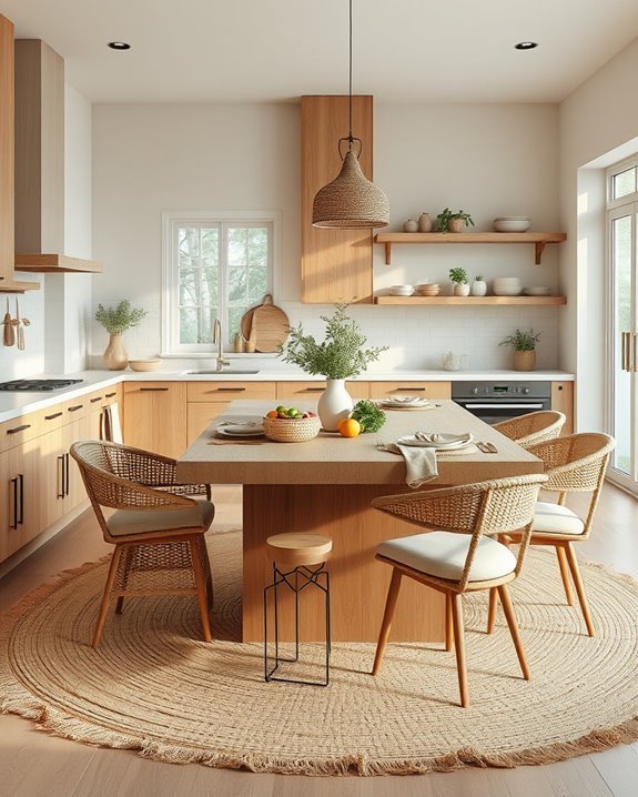 natural textiles enhance ambiance