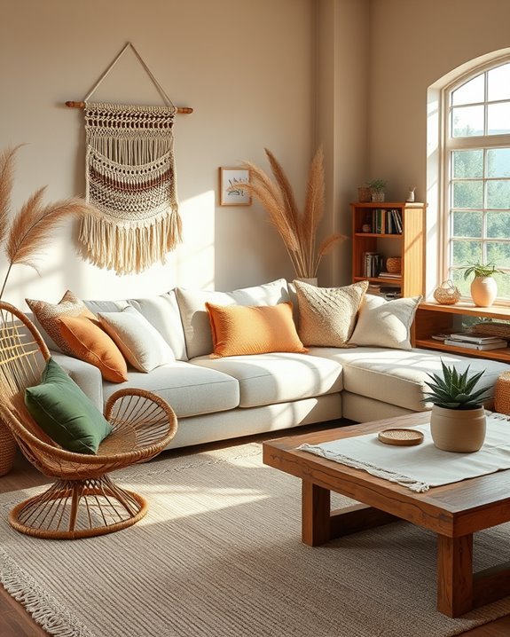 natural textiles for boho