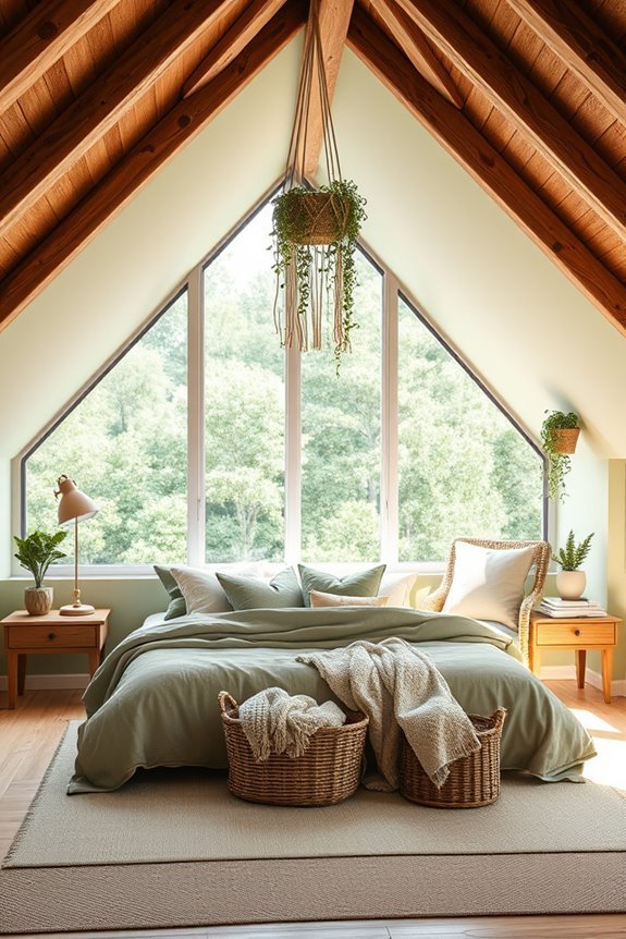 nature inspired attic oasis