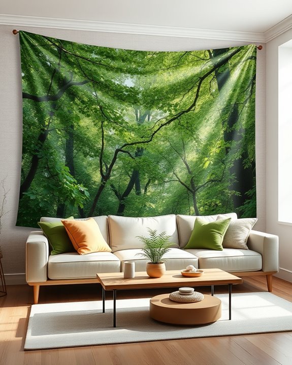 nature inspired living room decor