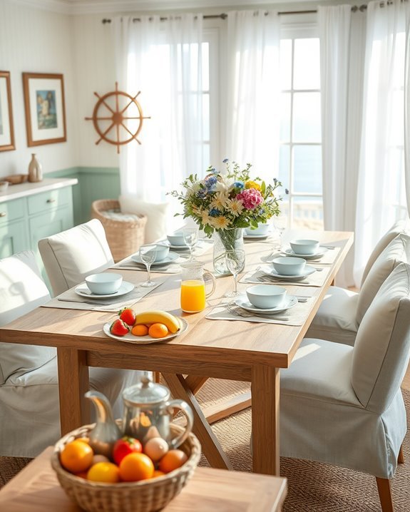 nautical coastal breakfast retreat