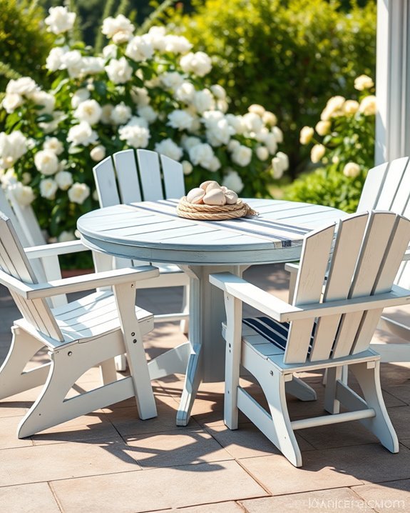 nautical coastal garden decor