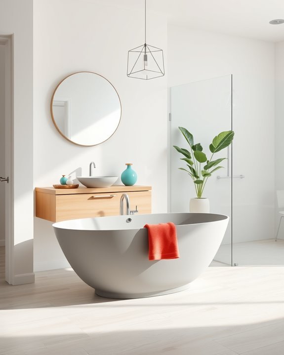 neutral base vibrant accents