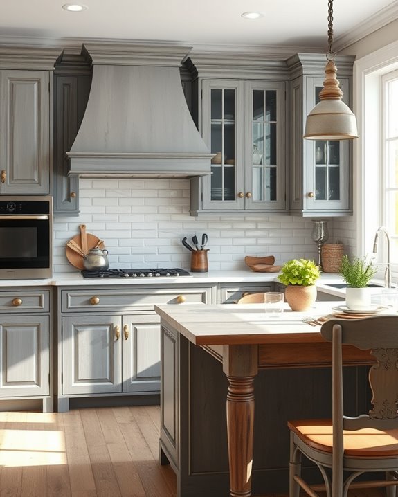 nostalgic grey antique finishes