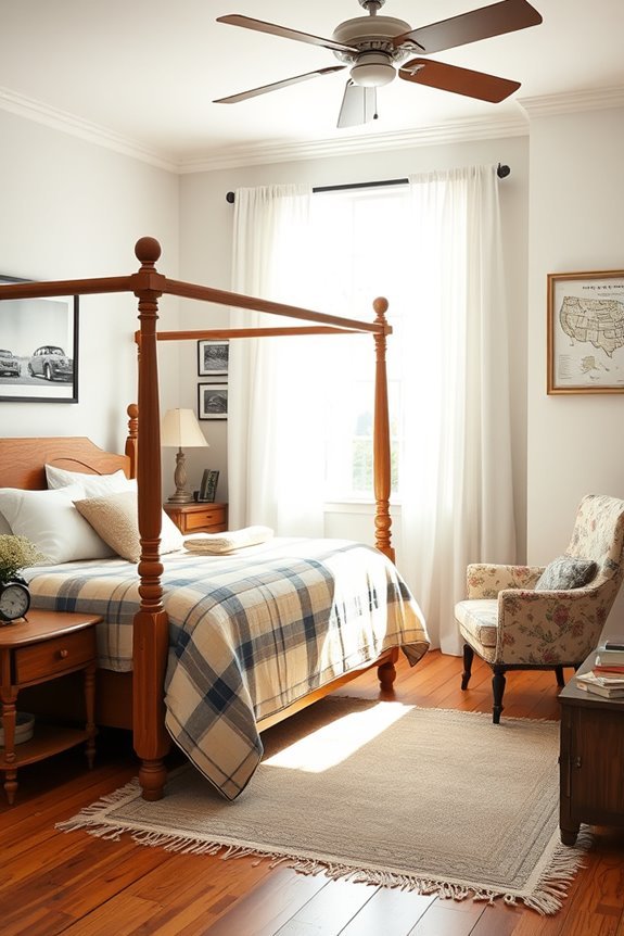 nostalgic vintage bedroom decor
