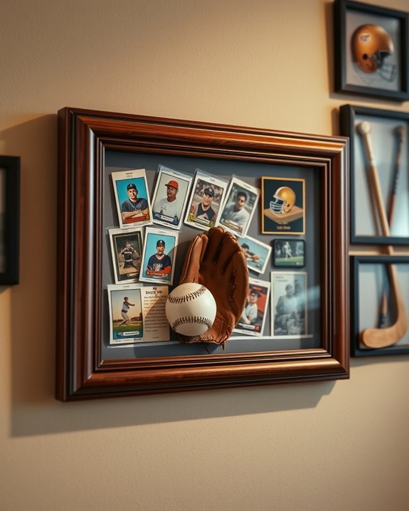 nostalgic vintage sports decor