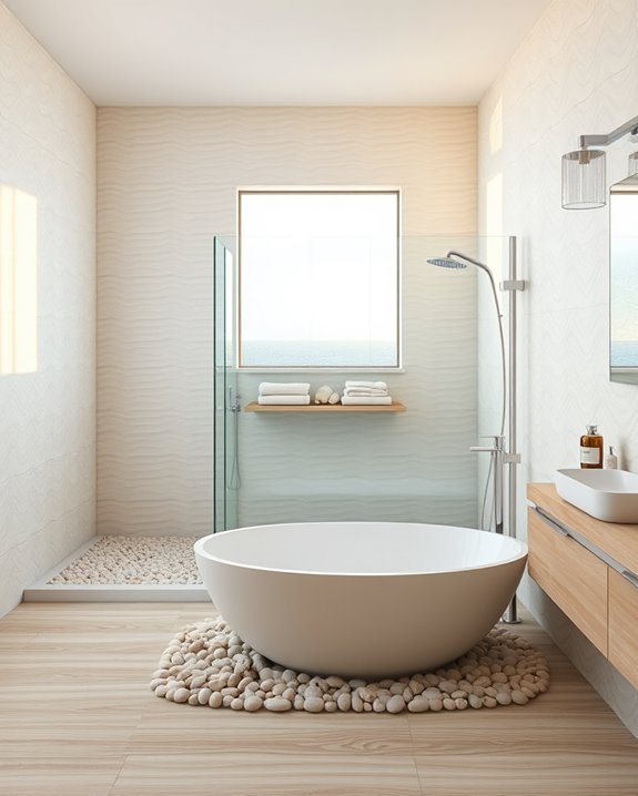 ocean inspired bathroom design