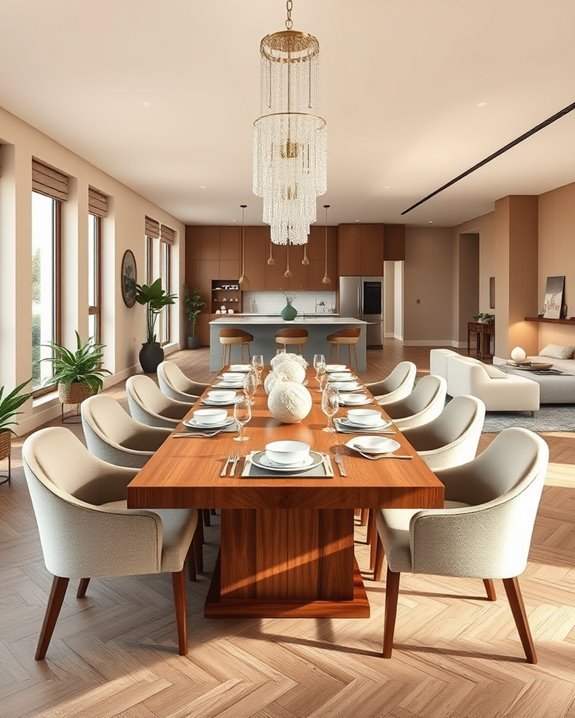 open concept dining benefits