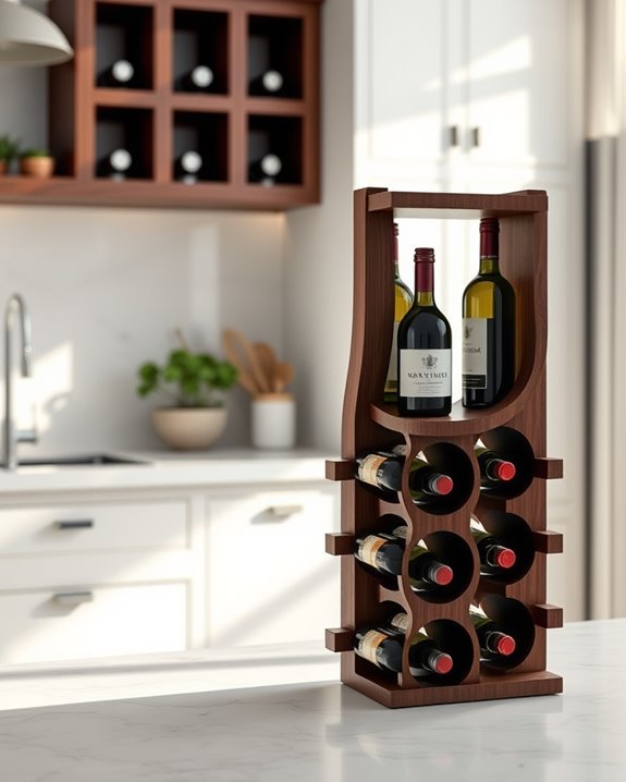 organized wine storage solution