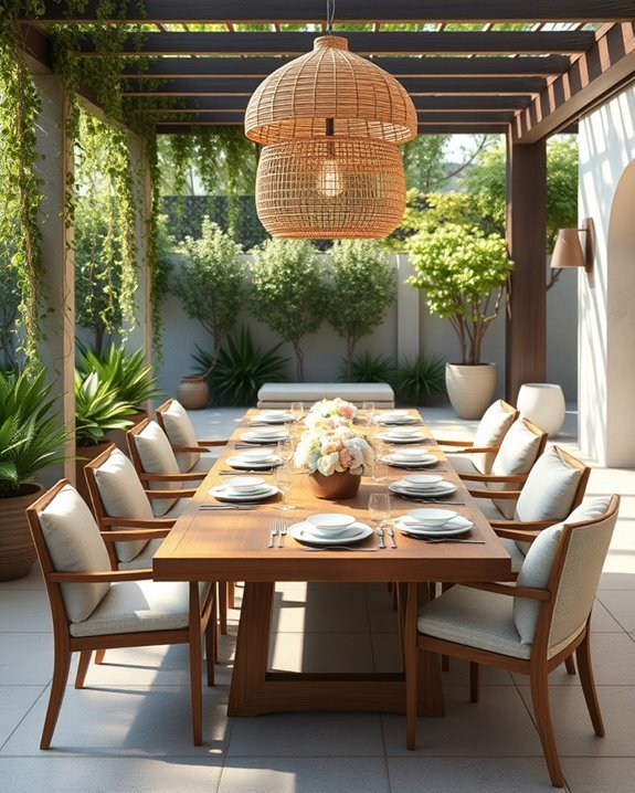 outdoor dining ambiance elevated