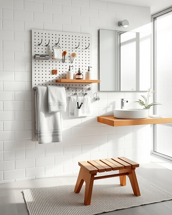 pegboard tool organization solution
