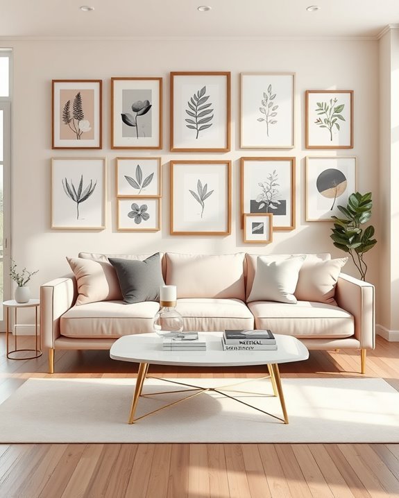 personalized art display ideas