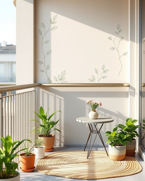 personalized balcony wall decals