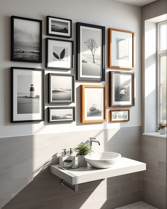 personalized bathroom photo gallery