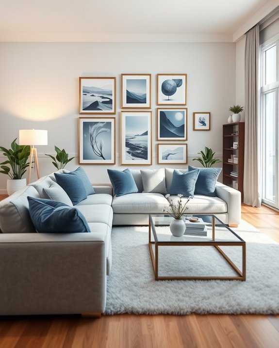 personalized grey blue gallery