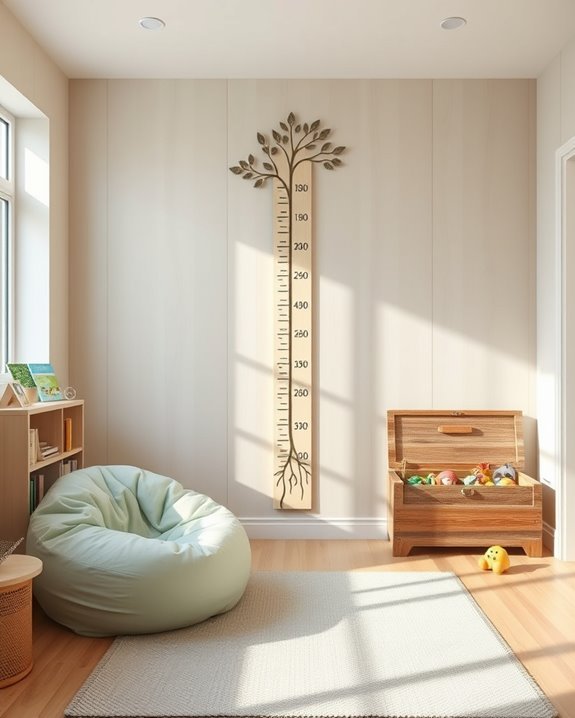 personalized height tracking decor
