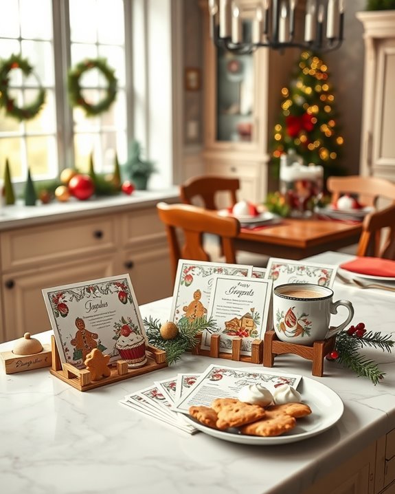 personalized holiday recipe cards