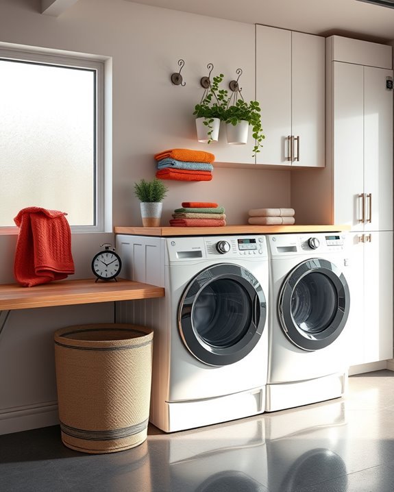 personalized laundry area decor