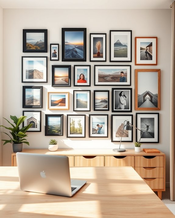 personalized photo wall inspiration